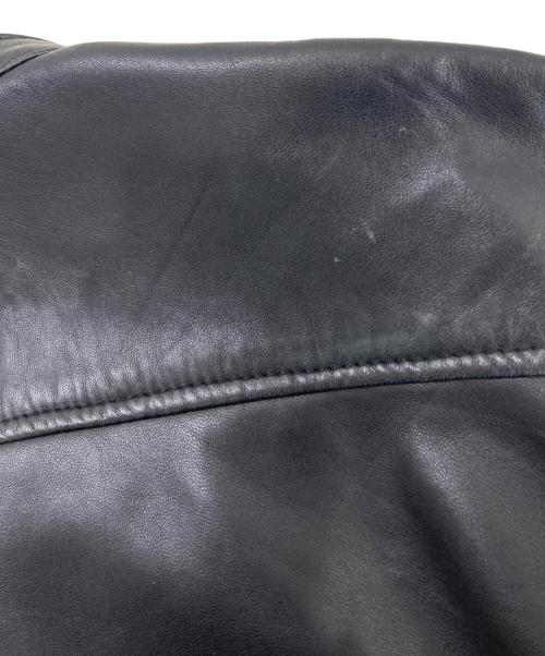FILLMORE（フィルモア）fillmore (フィルモア) ラムレザージャケット ブラック サイズ:LLの古着・服飾アイテム