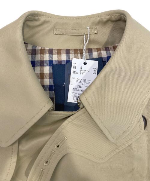 Aquascutum（アクアスキュータム）Aquascutum (アクアスキュータム) トレンチコート ベージュ サイズ:42 未使用品の古着・服飾アイテム