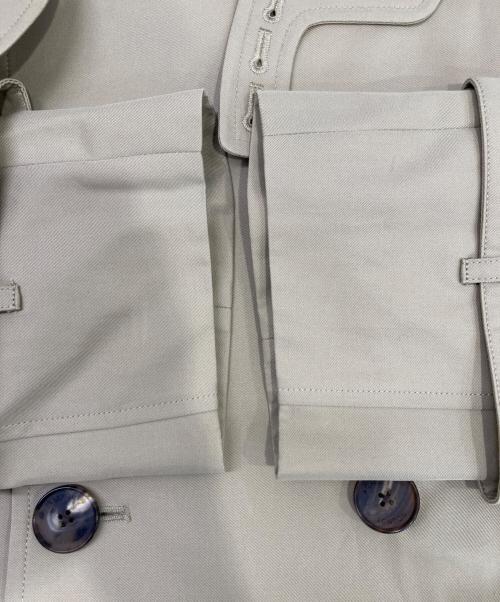 Aquascutum（アクアスキュータム）Aquascutum (アクアスキュータム) KINGSWAY トレンチコート（Made in U.K.） ベージュ サイズ:42 未使用品の古着・服飾アイテム
