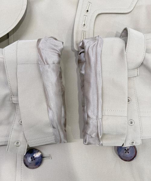 Aquascutum（アクアスキュータム）Aquascutum (アクアスキュータム) KINGSWAY トレンチコート（Made in U.K.） ベージュ サイズ:42 未使用品の古着・服飾アイテム