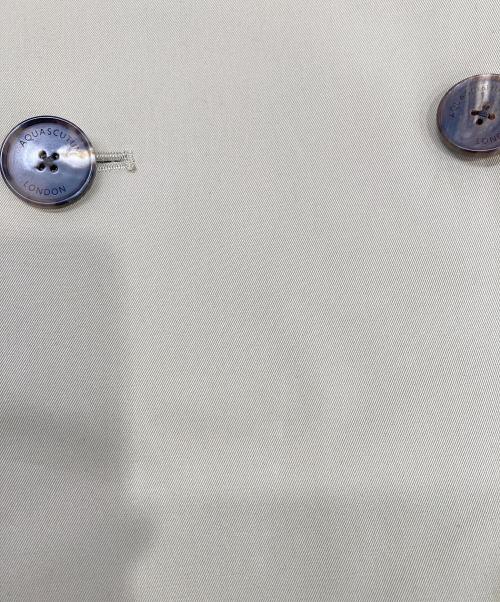 Aquascutum（アクアスキュータム）Aquascutum (アクアスキュータム) KINGSWAY トレンチコート（Made in U.K.） ベージュ サイズ:42 未使用品の古着・服飾アイテム