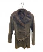 PROFILEプロフィール）の古着「ムートンコート」｜ブラウン