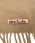 Acne studios (アクネ ストゥディオス) フリンジウールスカーフ ベージュ：7000円