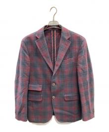 CORNELIANI（コルネリアーニ）の古着「テーラードジャケット」｜レッド×ネイビー