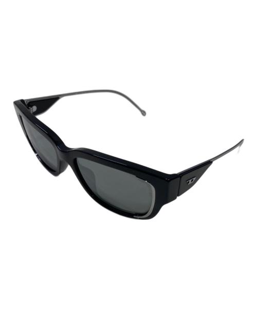 DIESEL（ディーゼル）DIESEL (ディーゼル) スクエアサングラス ブラック サイズ:56口16　140の古着・服飾アイテム