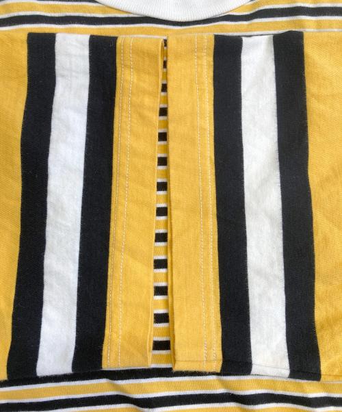 MARNI（マルニ）MARNI (マルニ) ボーダーTシャツ イエロー サイズ:48の古着・服飾アイテム