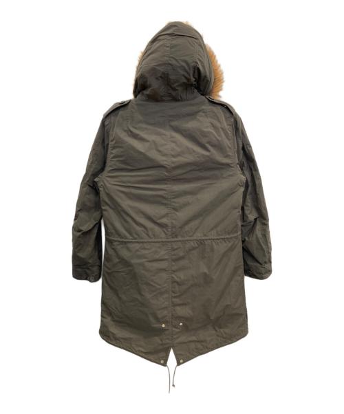 LOVELESS（ラブレス）LOVELESS (ラブレス) ライナー付きフォックスファー中綿モッズコート カーキ サイズ:Mの古着・服飾アイテム