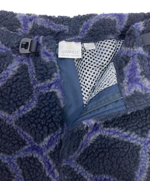 GRAMICCI（グラミチ）GRAMICCI (グラミチ) ボアパンツ ブラック×パープル サイズ:Lの古着・服飾アイテム