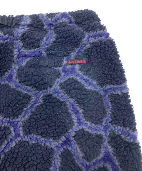 GRAMICCI（グラミチ）GRAMICCI (グラミチ) ボアパンツ ブラック×パープル サイズ:Lの古着・服飾アイテム