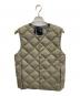 TAION（タイオン）の古着「INNER DOWN VEST」｜ベージュ