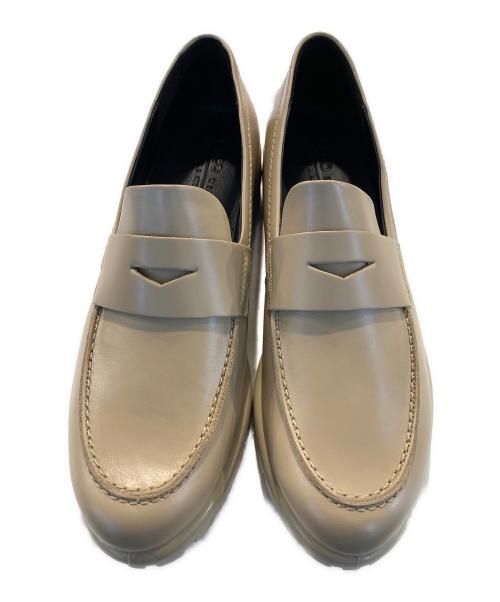 ECCO（エコー）ECCO (エコー) ローファー ベージュ サイズ:24.5cmの古着・服飾アイテム