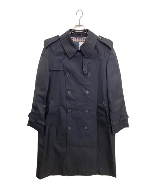 Aquascutum（アクアスキュータム）Aquascutum (アクアスキュータム) KINGSWAY トレンチコート（Made in U.K.） ネイビー サイズ:42の古着・服飾アイテム