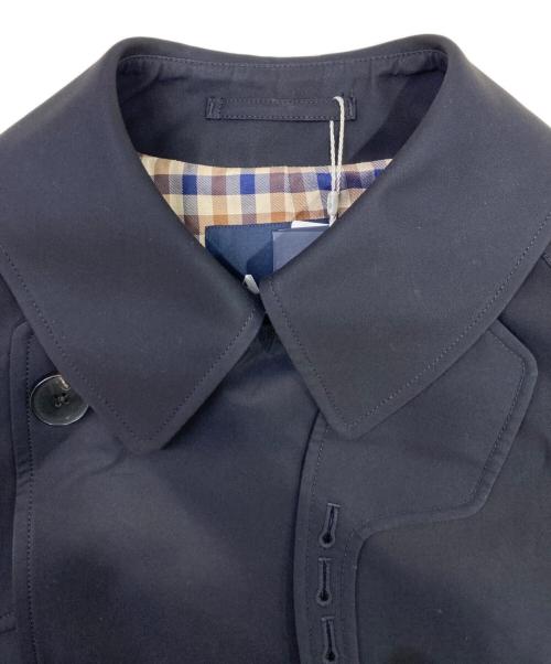 Aquascutum（アクアスキュータム）Aquascutum (アクアスキュータム) KINGSWAY トレンチコート（Made in U.K.） ネイビー サイズ:42の古着・服飾アイテム