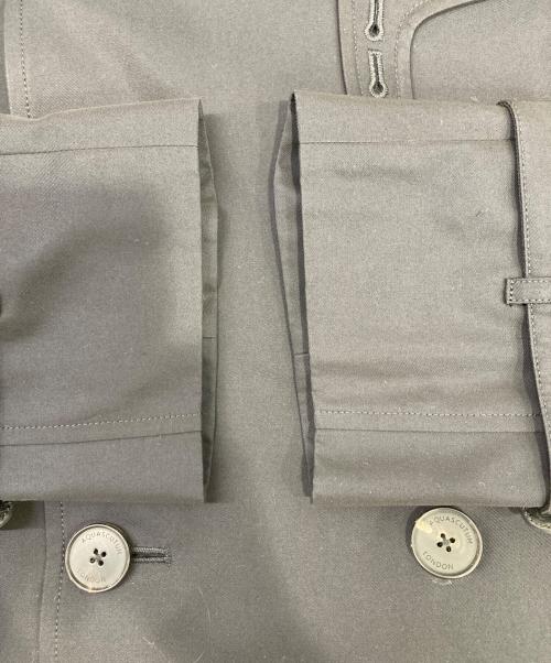 Aquascutum（アクアスキュータム）Aquascutum (アクアスキュータム) KINGSWAY トレンチコート（Made in U.K.） ネイビー サイズ:42の古着・服飾アイテム