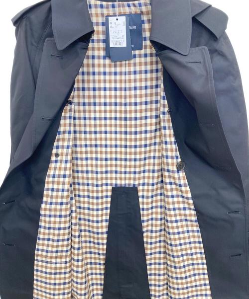 Aquascutum（アクアスキュータム）Aquascutum (アクアスキュータム) KINGSWAY トレンチコート（Made in U.K.） ネイビー サイズ:42の古着・服飾アイテム