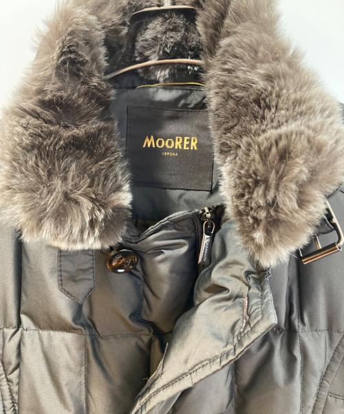 MOORER（ムーレー）MOORER (ムーレー) ダウンコート ブラウン サイズ:44の古着・服飾アイテム