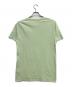 MM6 Maison Margiela (エムエムシックスメゾンマルジェラ) Torn T-shirt Branded With Numeric Logo 黄緑 サイズ:16：9000円