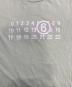 中古・古着 MM6 Maison Margiela (エムエムシックスメゾンマルジェラ) Torn T-shirt Branded With Numeric Logo 黄緑 サイズ:16：9000円