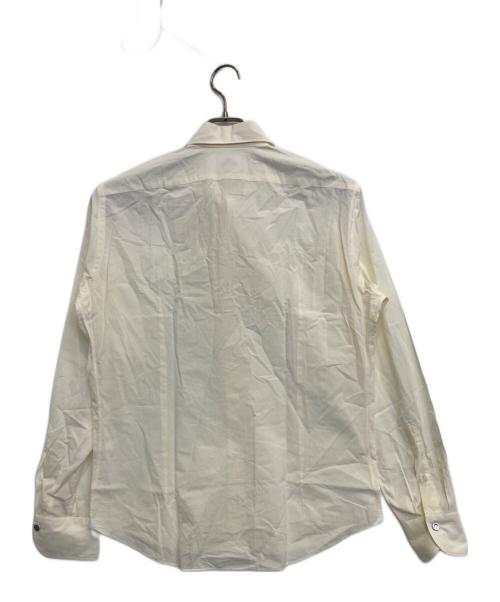 giannetto（ジャンネット）giannetto (ジャンネット) ホリゾンタルカラーシャツ アイボリー サイズ:Lの古着・服飾アイテム