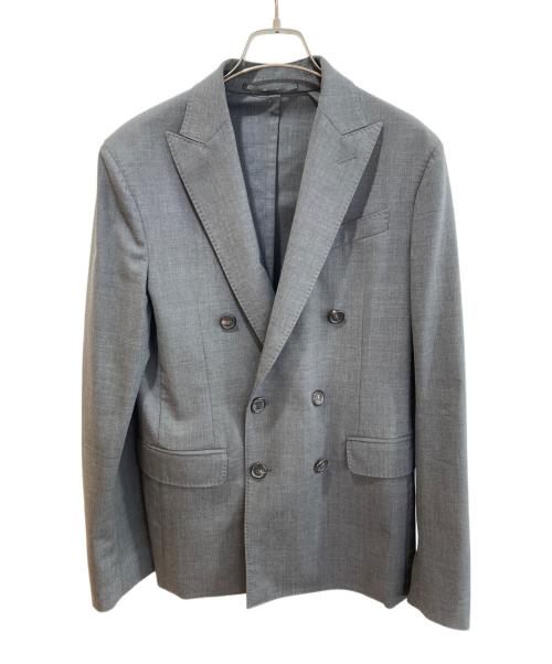 DSQUARED2（ディースクエアード）DSQUARED2 (ディースクエアード) ダブルブレストジャケット グレー サイズ:46 165/84Aの古着・服飾アイテム