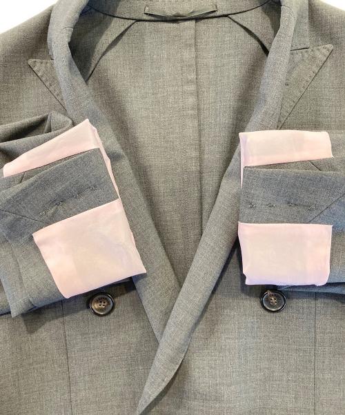 DSQUARED2（ディースクエアード）DSQUARED2 (ディースクエアード) ダブルブレストジャケット グレー サイズ:46 165/84Aの古着・服飾アイテム