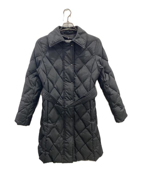 TRU TRUSSARDI STILE（トゥルー トラサルディ スティーレ）TRU TRUSSARDI STILE (トゥルー トラサルディ スティーレ) ダウンコート ブラック サイズ:Mの古着・服飾アイテム