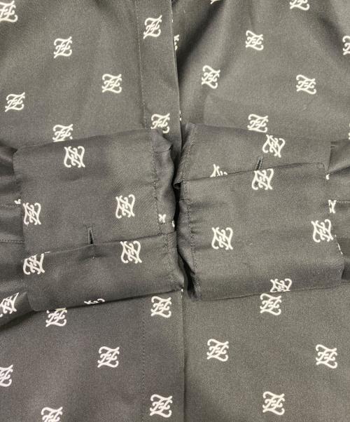 FENDI（フェンディ）FENDI (フェンディ) シルクツイルドレスワンピース ブラック サイズ:36の古着・服飾アイテム