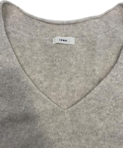 IENA（イエナ）IENA (イエナ) Fineニュージーウール ニュアンス Vプルオーバー ベージュ サイズ:表記無しの古着・服飾アイテム