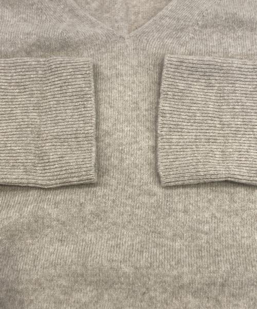 IENA（イエナ）IENA (イエナ) Fineニュージーウール ニュアンス Vプルオーバー ベージュ サイズ:表記無しの古着・服飾アイテム