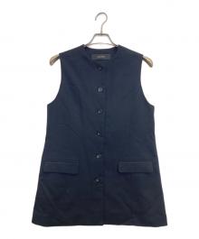 JOURNAL STANDARD（ジャーナルスタンダード）の古着「BUTTON TOP ベスト」｜ネイビー