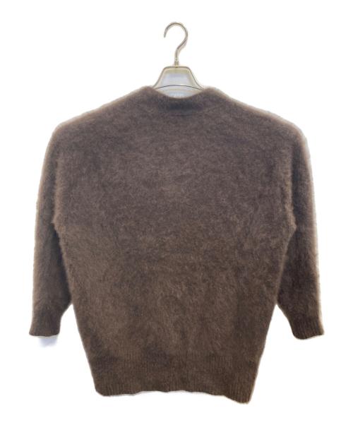 Spick and Span（スピックアンドスパン）Spick and Span (スピックアンドスパン) FURKNITワイドVカーディガン ブラウン サイズ:表記無しの古着・服飾アイテム
