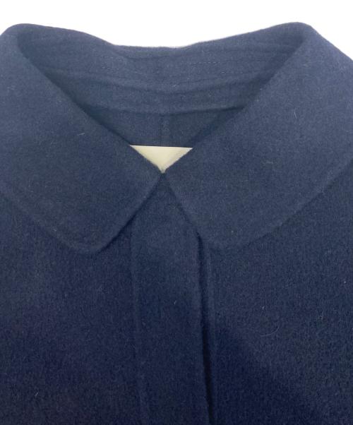 DoCLASSE（ドゥクラッセ）DoCLASSE (ドゥクラッセ) カシミヤ混ウールリバー・2WAYショートコート ネイビー サイズ:9の古着・服飾アイテム