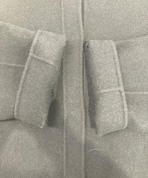 DoCLASSE（ドゥクラッセ）DoCLASSE (ドゥクラッセ) カシミヤ混ウールリバー・2WAYショートコート ネイビー サイズ:9の古着・服飾アイテム