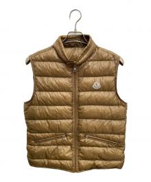MONCLER（モンクレール）の古着「ダウンベスト」｜ベージュ