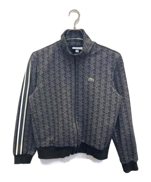 LACOSTE（ラコステ）LACOSTE (ラコステ) モノグラムジャカードトラックジャケット ブラック サイズ:US Mの古着・服飾アイテム