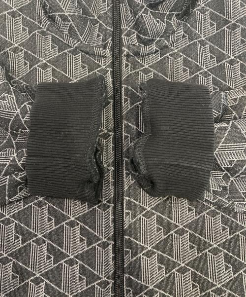 LACOSTE（ラコステ）LACOSTE (ラコステ) モノグラムジャカードトラックジャケット ブラック サイズ:US Mの古着・服飾アイテム