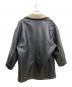 HARE (ハレ) フェイクレザームートンOVERコート ブラック サイズ:M：8000円