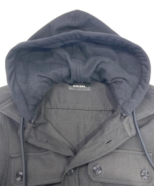 DIESEL（ディーゼル）DIESEL (ディーゼル) J JESSY HOOD Jacket ブラック サイズ:Mの古着・服飾アイテム