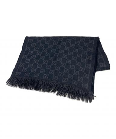 中古・古着通販】GUCCI (グッチ) マフラー ブラック｜ブランド・古着