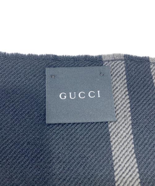 GUCCI（グッチ）GUCCI (グッチ) マフラー ブラックの古着・服飾アイテム
