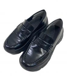 Au BANNISTER（オゥ バニスター）の古着「ローファーモチーフスニーカー」｜ブラック