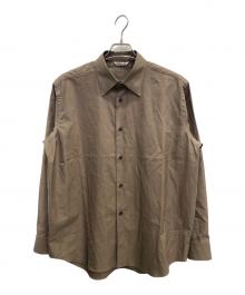 AURALEE（オーラリー）の古着「レギュラーカラーシャツ」｜ブラウン