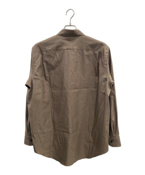 AURALEE（オーラリー）AURALEE (オーラリー) レギュラーカラーシャツ ブラウン サイズ:3の古着・服飾アイテム