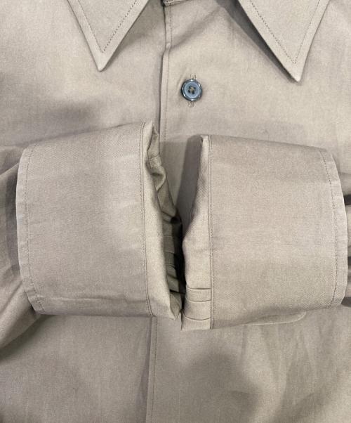 AURALEE（オーラリー）AURALEE (オーラリー) レギュラーカラーシャツ ブラウン サイズ:3の古着・服飾アイテム