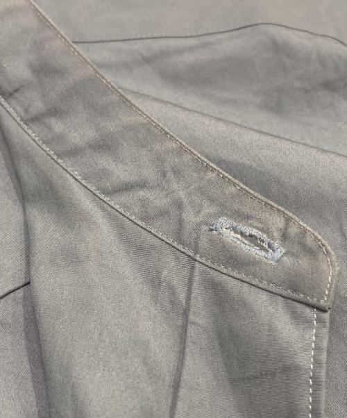 AURALEE（オーラリー）AURALEE (オーラリー) ノーカラーシャツ グリーン サイズ:3の古着・服飾アイテム