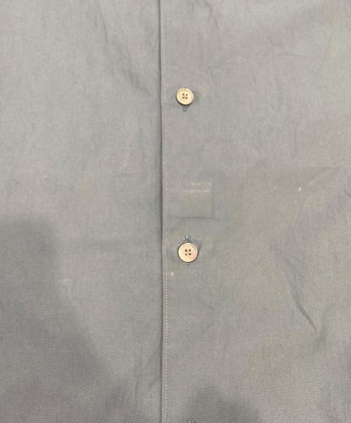 AURALEE（オーラリー）AURALEE (オーラリー) ノーカラーシャツ グリーン サイズ:3の古着・服飾アイテム