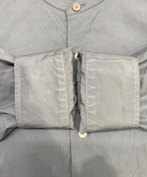 AURALEE（オーラリー）AURALEE (オーラリー) ノーカラーシャツ グリーン サイズ:3の古着・服飾アイテム