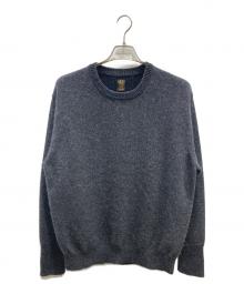 BATONER（バトナ―）の古着「天竺クルーネックニット」｜ダークグレー
