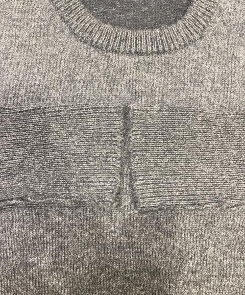 BATONER（バトナ―）BATONER (バトナ―) 天竺クルーネックニット ダークグレー サイズ:2の古着・服飾アイテム