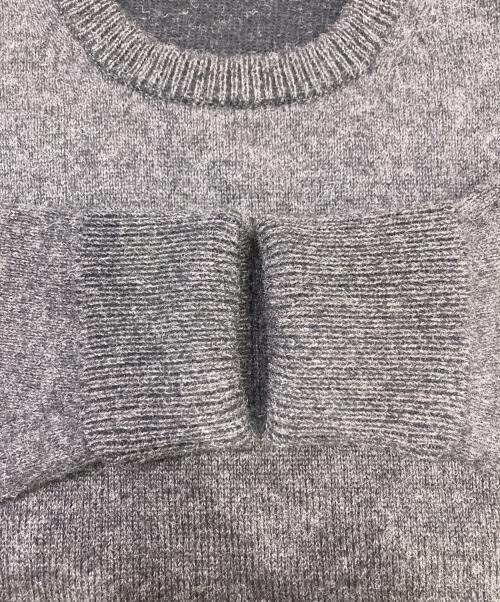 BATONER（バトナ―）BATONER (バトナ―) 天竺クルーネックニット ダークグレー サイズ:2の古着・服飾アイテム